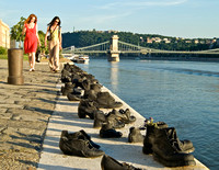 Shoes on the Danube.