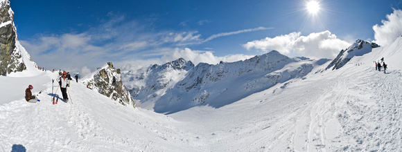 Blackcomb Glacier panorama.