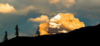 Sunset in the Bow Valley Parkway.