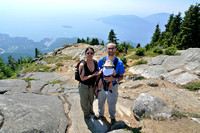 Family picture, high up.