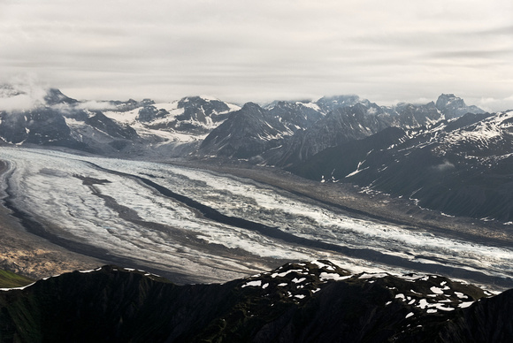 The Kahiltna glacier.