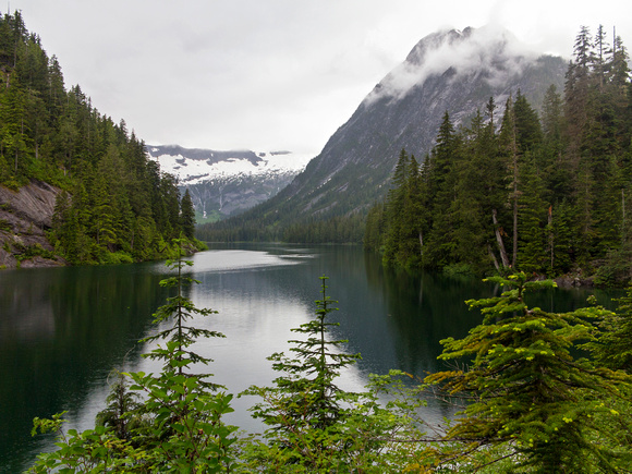 View of the lake from the first campsite.