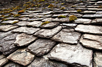 Slate roof in Val d'Aran.